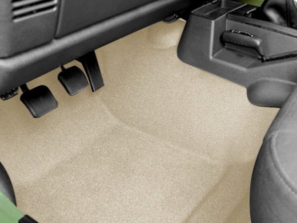Molded car carpets are available in different colors and styles